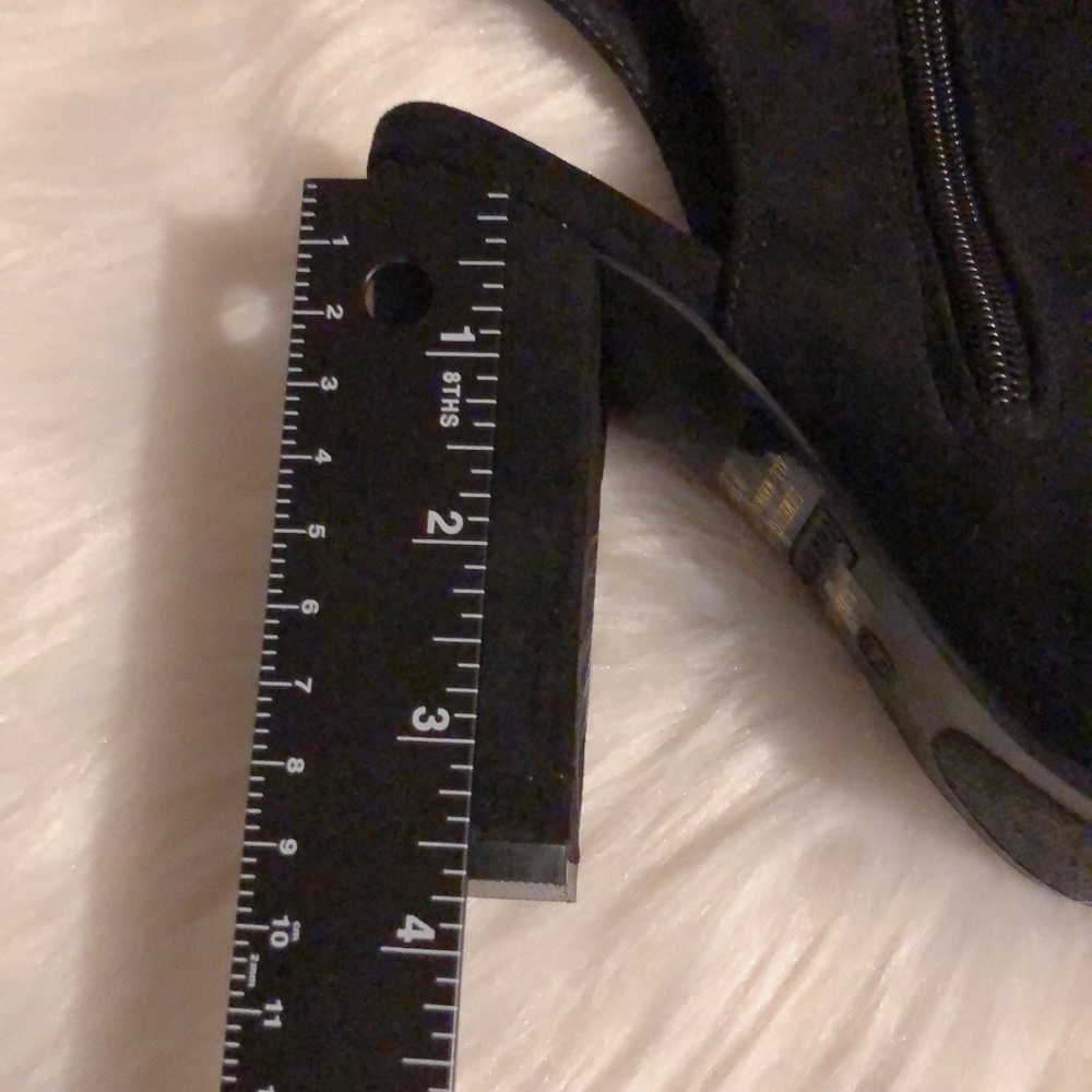 Bamboo Over The Knee Boot Open Toe Boot Size 6.5 - image 6